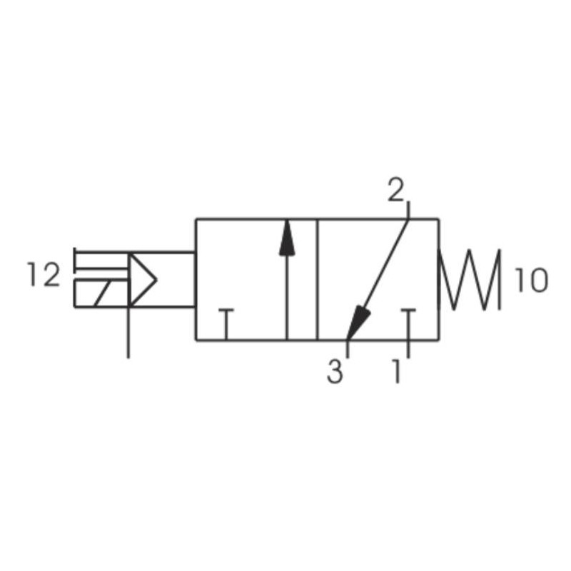 Zawór elektromagnetyczny - cewka sprężyna 3/2 PNEUMAX T488.32.0.1E.M11 24VDC Zawór elektromagnetyczny - cewka sprężyna 3/2 PNEUMAX T488.32.0.1E.M11 24VDC