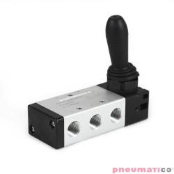 Zawór ręczny 5/2-G1/4" monostabilny PNEUMATICO JLR4101S