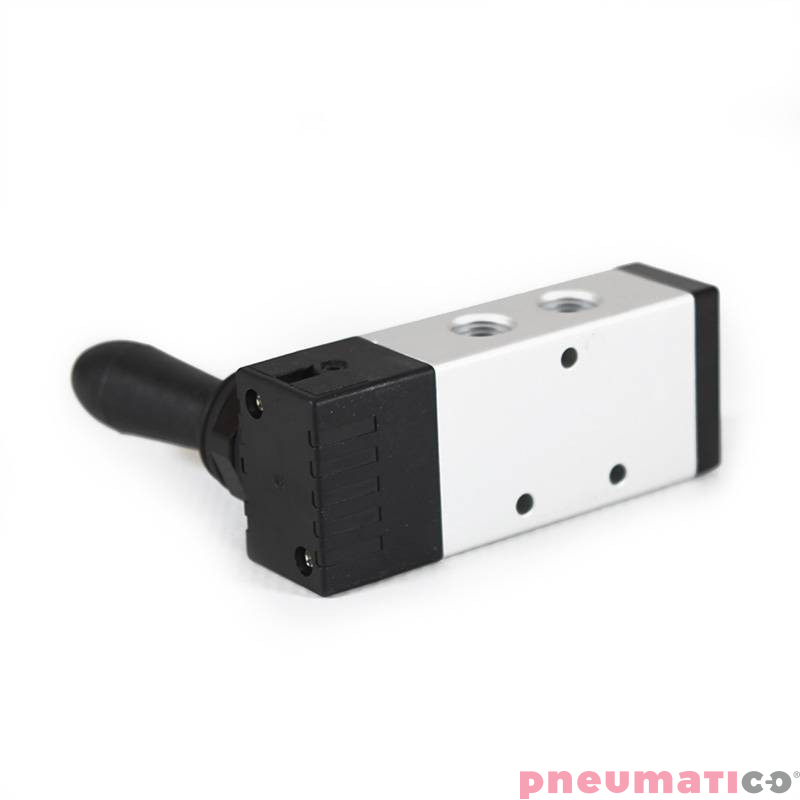 Zawór ręczny 5/2-G1/4" bistabilny PNEUMATICO JLR4200B Zawór ręczny 5/2-G1/4" bistabilny PNEUMATICO JLR4200B