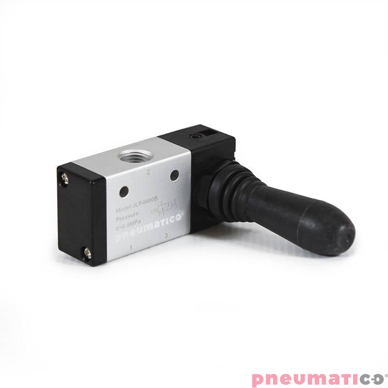 Zawór ręczny 3/2-G1/4" bistabilny PNEUMATICO JLR4600B Zawór ręczny 3/2-G1/4" bistabilny PNEUMATICO JLR4600B
