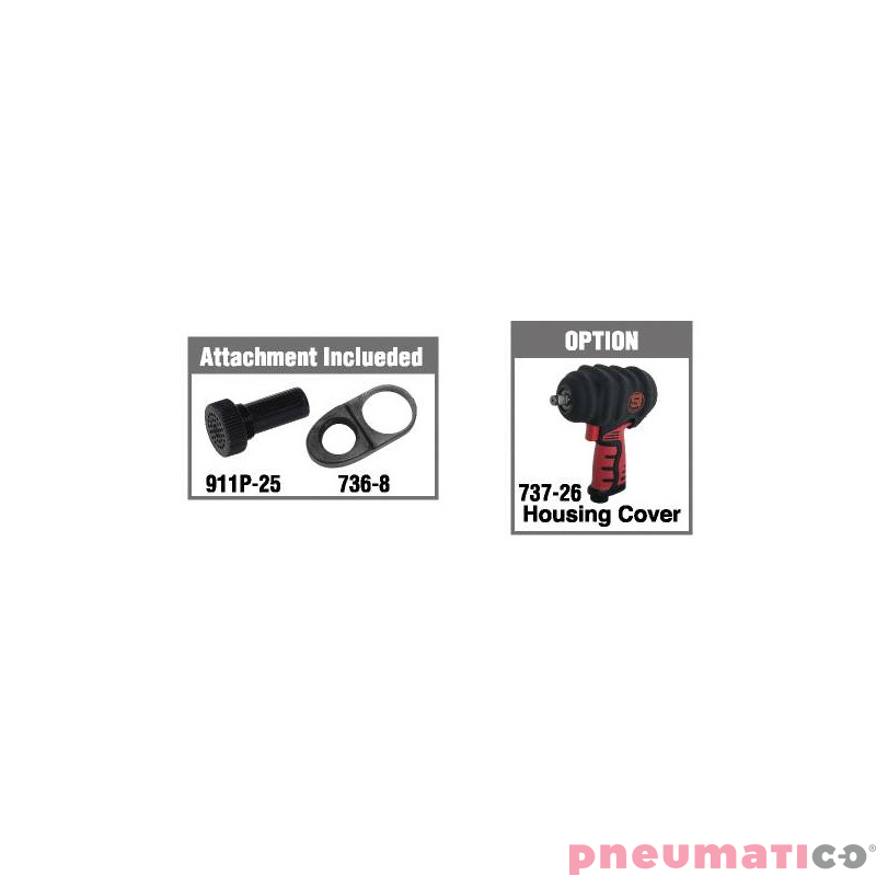 Klucz udarowy SHINANO SI-1610SR 1/2 550Nm