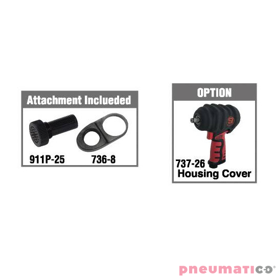 Klucz udarowy SHINANO SI-1610SR 1/2 550Nm