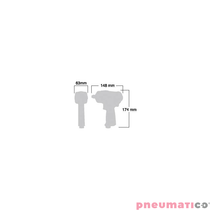 Klucz udarowy SHINANO SI-1610SR 1/2 550Nm