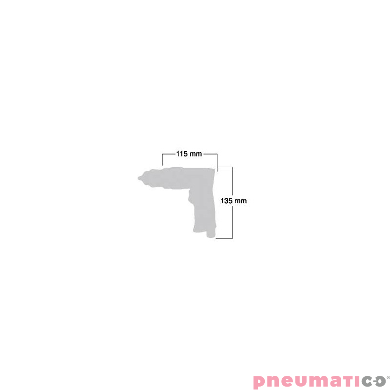 Wiertarka pneumatyczna SHINANO SI-5506 L-P 1.700 obr/min Wiertarka pneumatyczna SHINANO SI-5506 L-P 1.700 obr/min