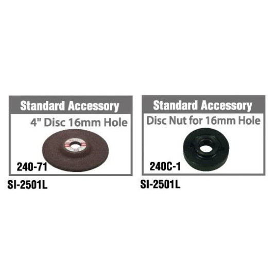 Szlifierka kątowa SHINANO SI-2501L 100mm 12.000 obr/min