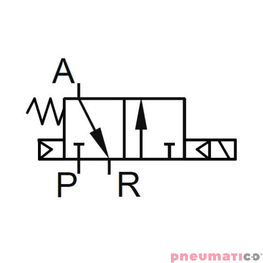 Elektrozawór PNEUMATICO 3/2 G1/4" 12V DC JLE4601-12VDC Elektrozawór PNEUMATICO 3/2 G1/4" 12V DC JLE4601-12VDC