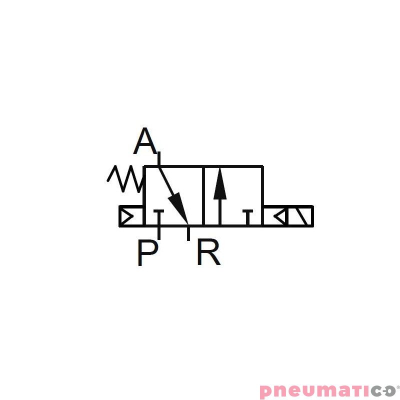 Elektrozaw&oacute;r PNEUMATICO 3/2 G1/8" 12V DC JLE2601-12VDC
