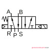 Elektrozawór PNEUMATICO 5/2 G1/2" 115V AC JLE6101-115VAC Elektrozawór PNEUMATICO 5/2 G1/2" 115V AC JLE6101-115VAC