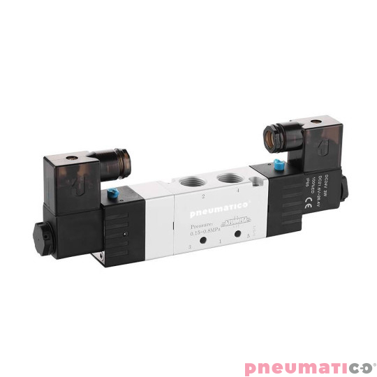 Elektrozawór PNEUMATICO 5/3 G1/4" 115V AC JLE4503-115VAC Elektrozawór PNEUMATICO 5/3 G1/4" 115V AC JLE4503-115VAC