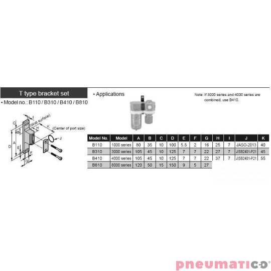 CKD Uchwyt FRL B810 1 CKD Uchwyt FRL B810 1