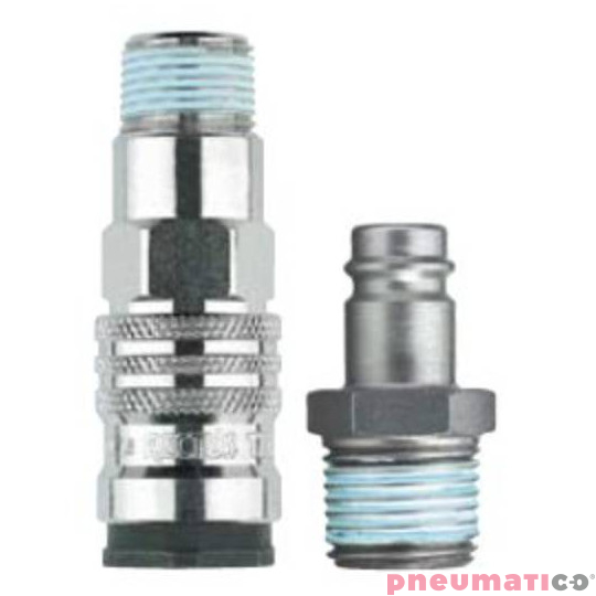 Szybkozłącze niskociśnieniowe męskie z gw.wew typ 21KA