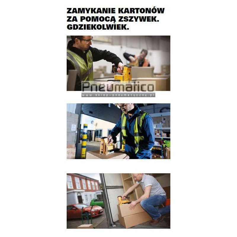 Zszywacz akumulatorowy do karton&oacute;w Stanley Bostitch DSA-3522-U