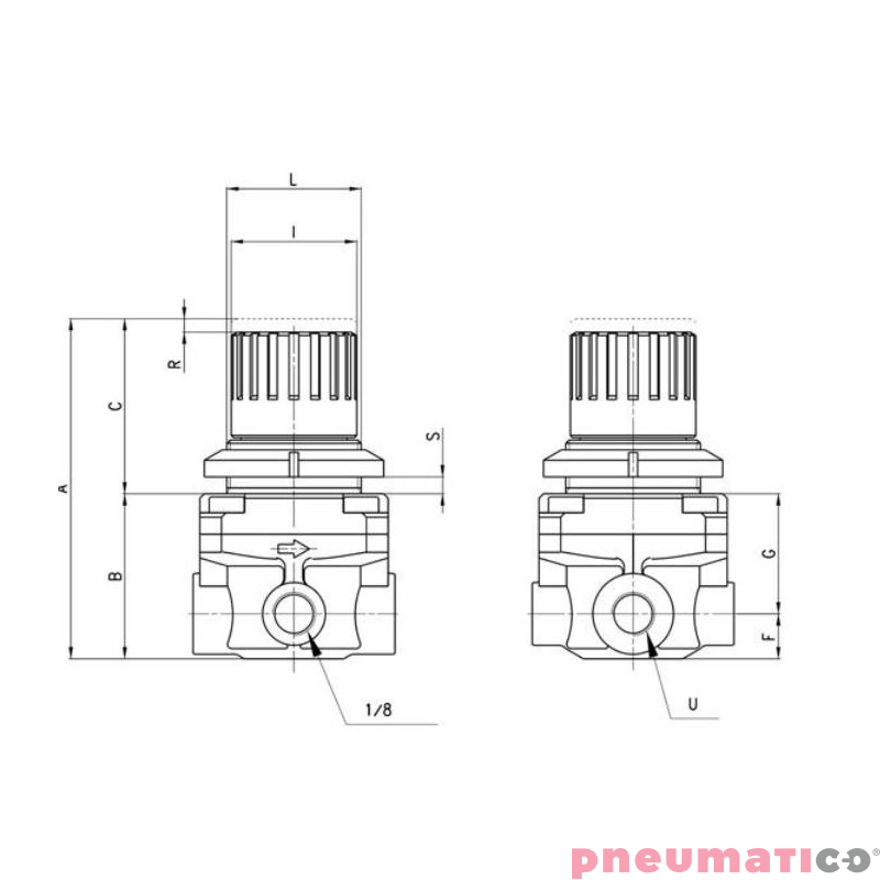 REDUKTOR SERII M G1/8 ZAKRES REGULACJI 0,5-10 BAR Z ODPOWIETRZENIEM CAMOZZI M008-R00 REDUKTOR SERII M G1/8 ZAKRES REGULACJI 0,5-10 BAR Z ODPOWIETRZENIEM CAMOZZI M008-R00