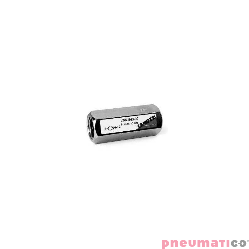 ZAWÓR ZWROTNY JEDNOKIERUNKOWY 2xWW G1/8" CAMOZZI VNR-210-18 ZAWÓR ZWROTNY JEDNOKIERUNKOWY 2xWW G1/8" CAMOZZI VNR-210-18