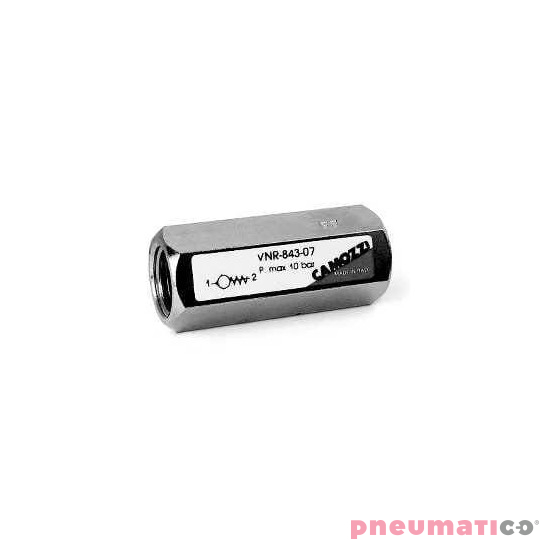 ZAWÓR ZWROTNY JEDNOKIERUNKOWY 2xWW G1/8" CAMOZZI VNR-210-18 ZAWÓR ZWROTNY JEDNOKIERUNKOWY 2xWW G1/8" CAMOZZI VNR-210-18