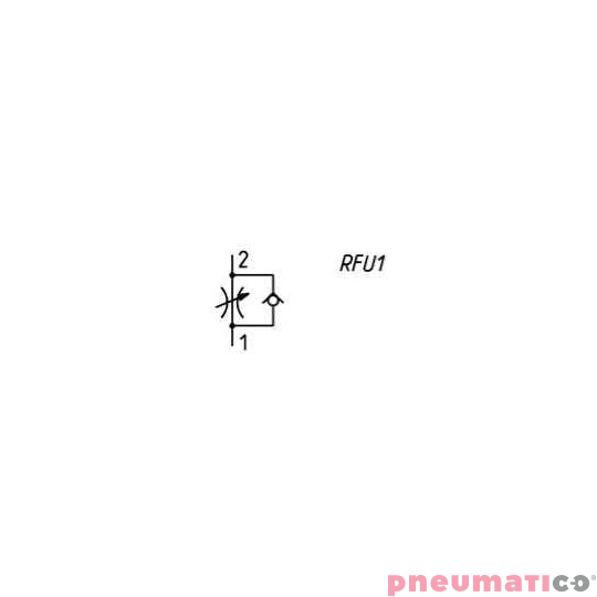 ZAWÓR ZWROTNO-DŁAWIĄCY GW 1/8" O3 POKRĘTŁO CAMOZZI RFU-483-18 ZAWÓR ZWROTNO-DŁAWIĄCY GW 1/8" O3 POKRĘTŁO CAMOZZI RFU-483-18