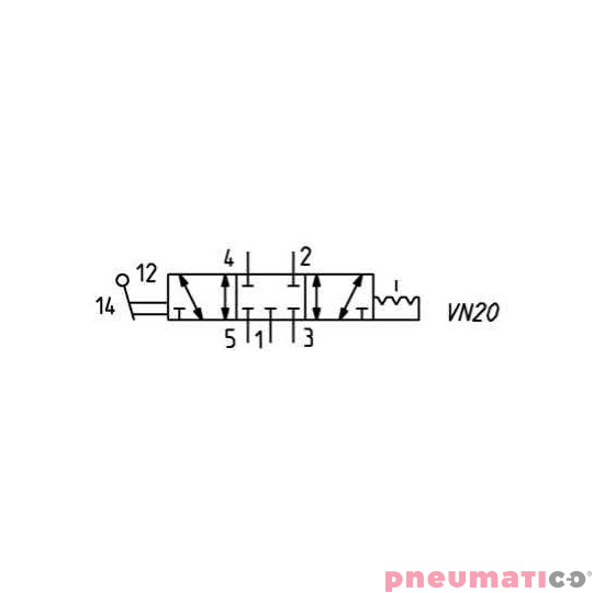 ZAWÓR 5/3 CC BISTABILNY GNIAZDA G1/8" RĘCZNY, DŹWIGNIA CAMOZZI 368-900 ZAWÓR 5/3 CC BISTABILNY GNIAZDA G1/8" RĘCZNY, DŹWIGNIA CAMOZZI 368-900