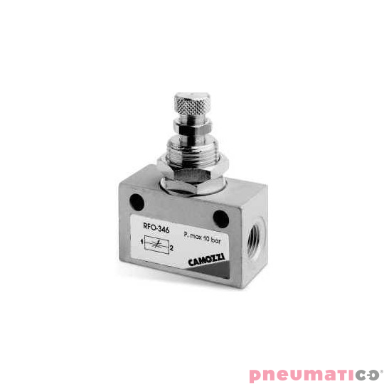 ZAWÓR DŁAWIĄCY GW 1/8" O2 POKRĘTŁO CAMOZZI RFO-382-18 ZAWÓR DŁAWIĄCY GW 1/8" O2 POKRĘTŁO CAMOZZI RFO-382-18