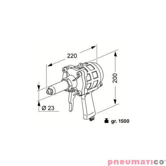 Nitownica do nitów zrywalnych FAR RAC 83.95 Nitownica do nitów zrywalnych FAR RAC 83.95