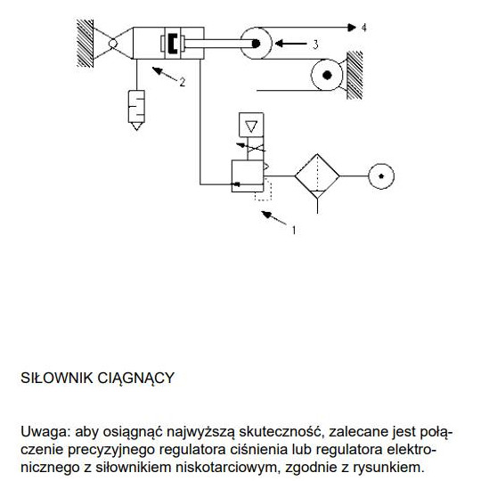 Siłownik ISO 15552 serii 61 O63 podw&oacute;jnego działania CAMOZZI 61M2P063A0025