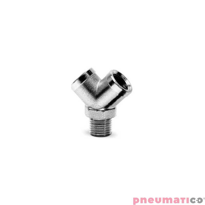 Trójnik typu Y serii 2040 R1/4" G1/4"-W-Z-W CAMOZZI 2040-14-14 Trójnik typu Y serii 2040 R1/4" G1/4"-W-Z-W CAMOZZI 2040-14-14