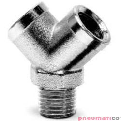 Tr&oacute;jnik typu Y serii 2040 R1/4" G1/4"-W-Z-W CAMOZZI 2040-14-14