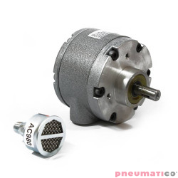 Silnik pneumatyczny GAST smarowany, TYP 4AM-NRV-22B