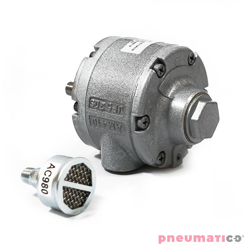 Silnik pneumatyczny GAST smarowany, TYP 4AM-NRV-22B