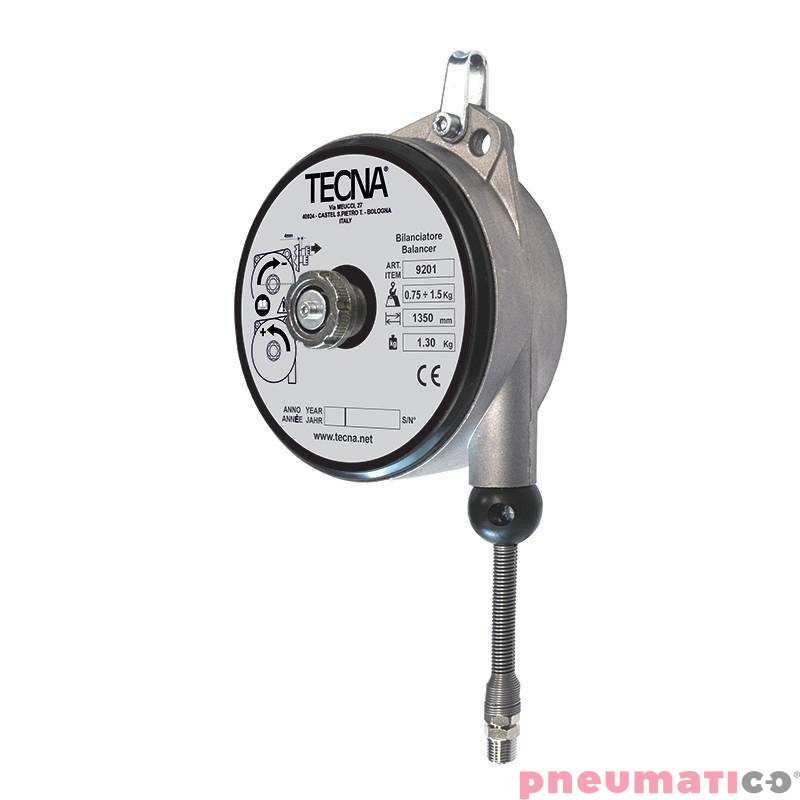 Balanser linkowy z przewodem powietrznym  9200 TECNA 04-08kg 1350mm