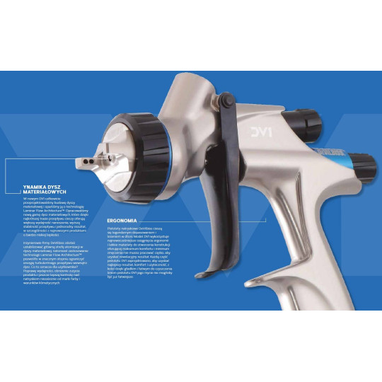Pistolet lakierniczy DeVilbiss DV1 Base Pistolet lakierniczy DeVilbiss DV1 Base