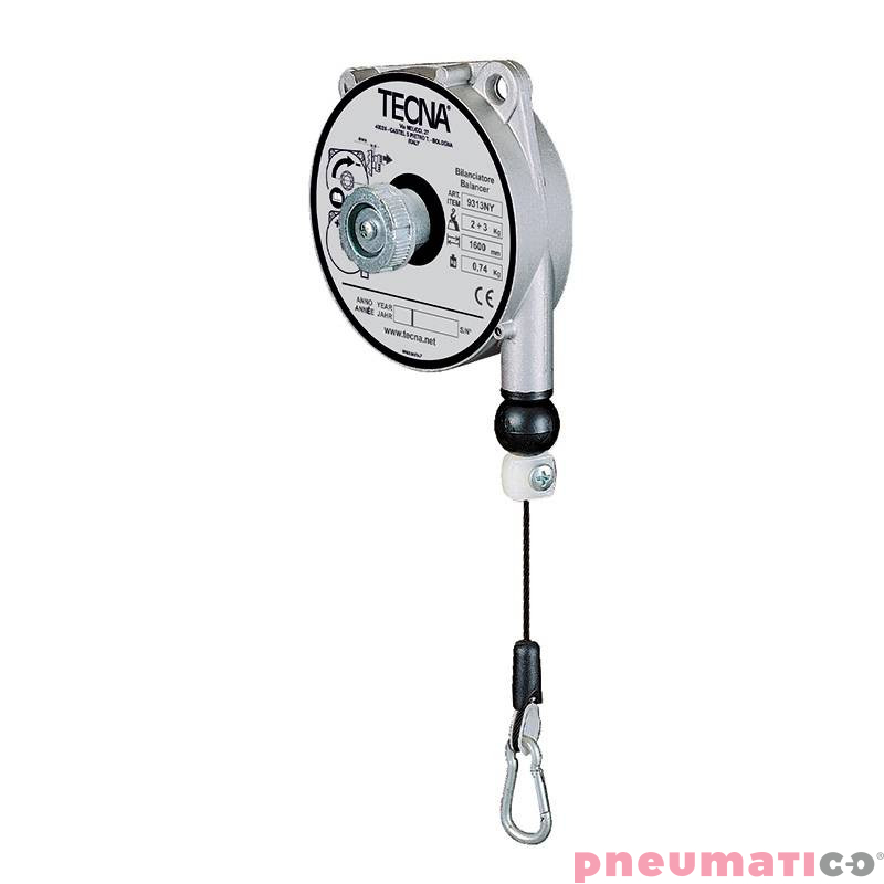 Balanser linkowy 9310NY TECNA 0,2-0,5kg 1600mm Balanser linkowy 9310NY TECNA 0,2-0,5kg 1600mm