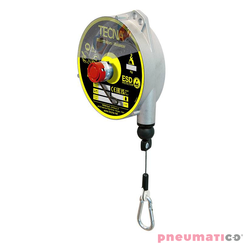 Balanser linkowy antystatyczny ESD 9338ES TECNA 6-8kg 2500mm