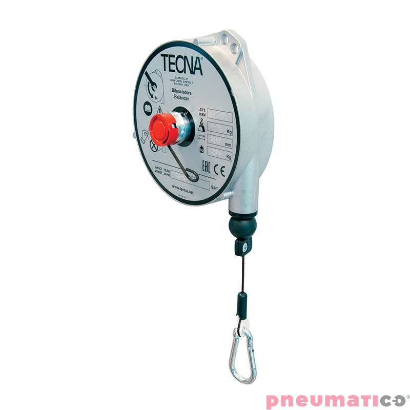 Balanser linkowy 9336LNY TECNA 0,5-2kg 2500mm Balanser linkowy 9336LNY TECNA 0,5-2kg 2500mm