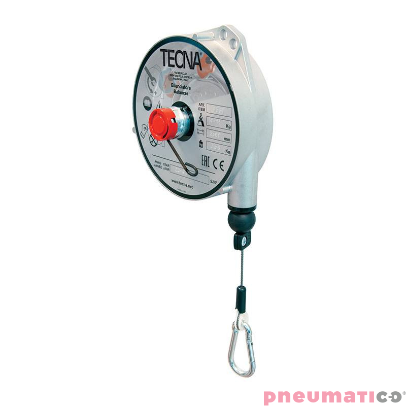 Balanser linkowy z hamulcem 9346 TECNA 2-4kg 2500mm