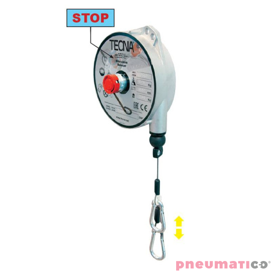 Balanser linkowy z hamulcem 9348 TECNA 6-8kg 2500mm Balanser linkowy z hamulcem 9348 TECNA 6-8kg 2500mm