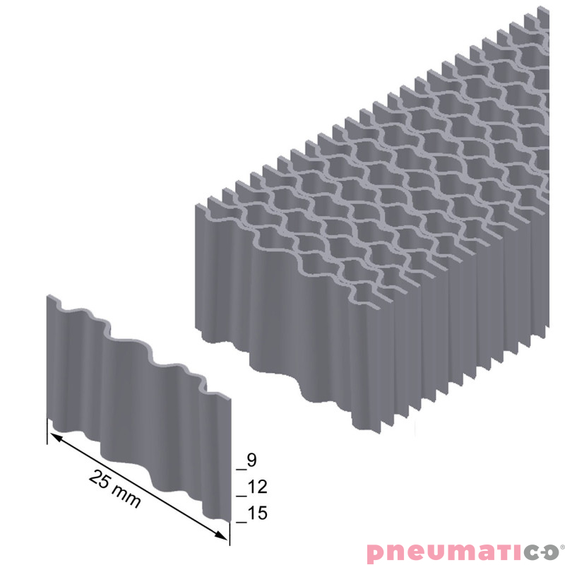 Zszywka OMER typ WN10 falista 1op.-2.250szt. CF/10