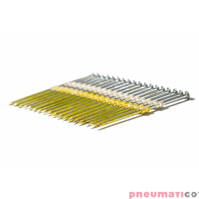 Gwoździe łączone plastikiem PREBENA RK 3.1/90 BK RI 1op.- 2.000szt. Gwoździe łączone plastikiem PREBENA RK 3.1/90 BK RI 1op.- 2.000szt.