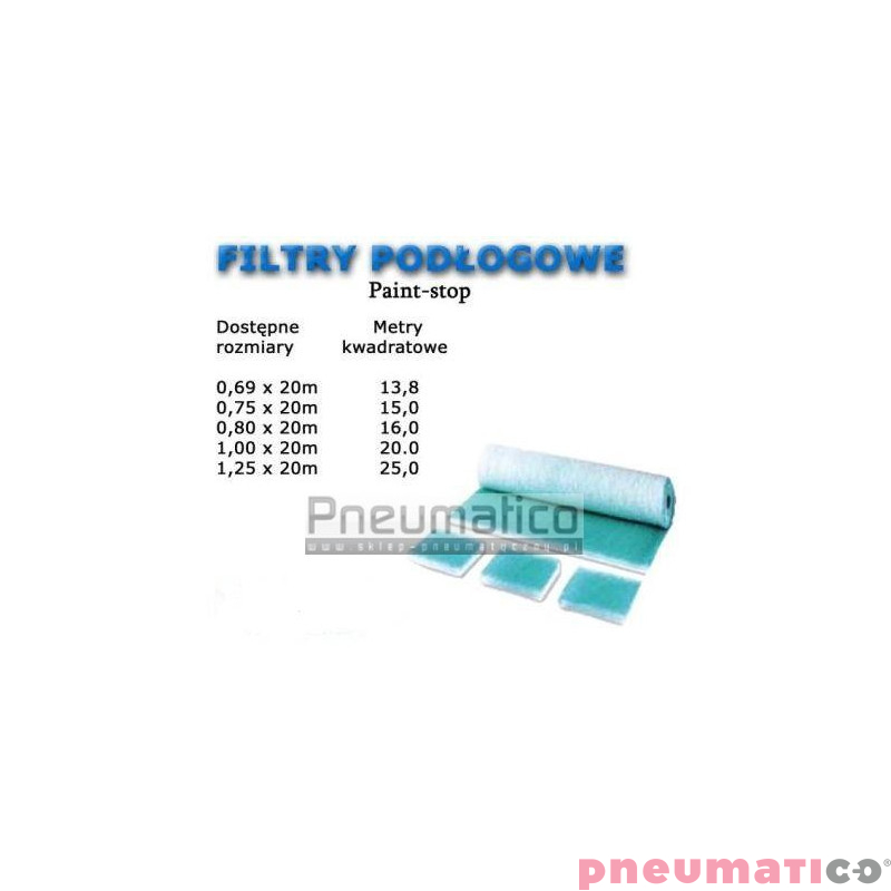 Filtr podłogowy 075x20m FP150 Filtr podłogowy 075x20m FP150