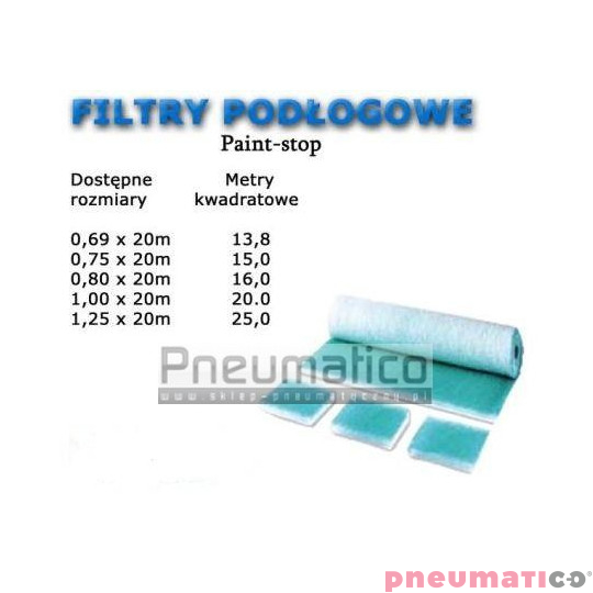 Filtr podłogowy 075x20m FP150 Filtr podłogowy 075x20m FP150