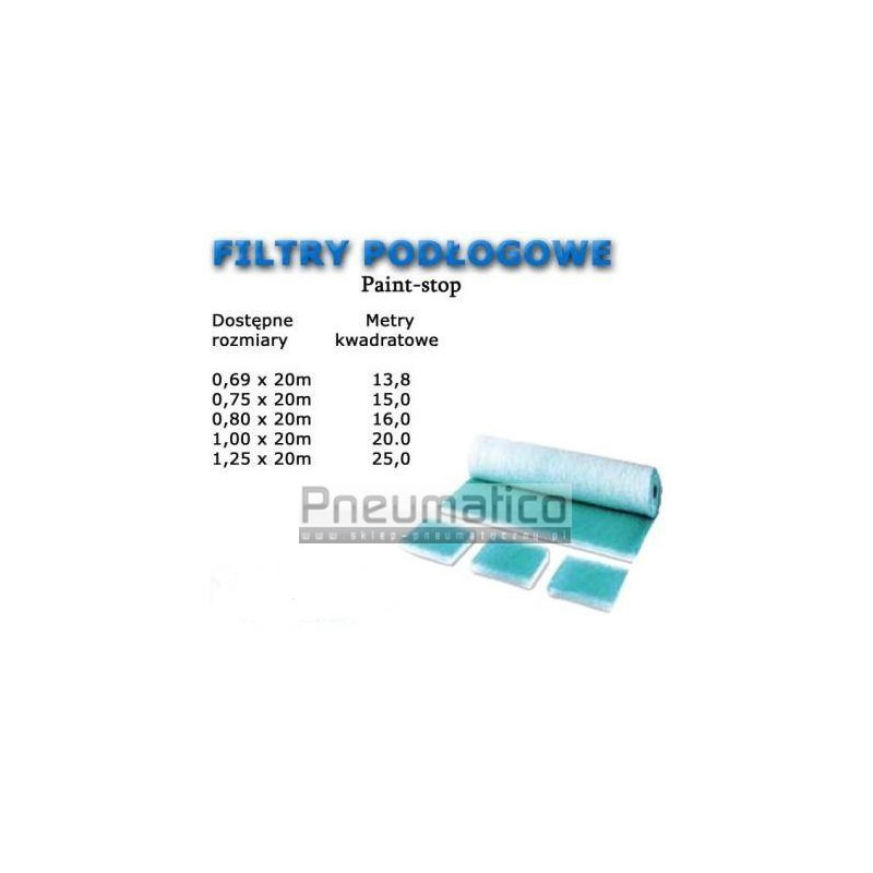 Filtr podłogowy 080x20m FP160 Filtr podłogowy 080x20m FP160