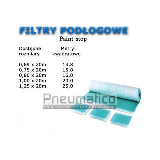 Filtr podłogowy 080x20m FP160 Filtr podłogowy 080x20m FP160