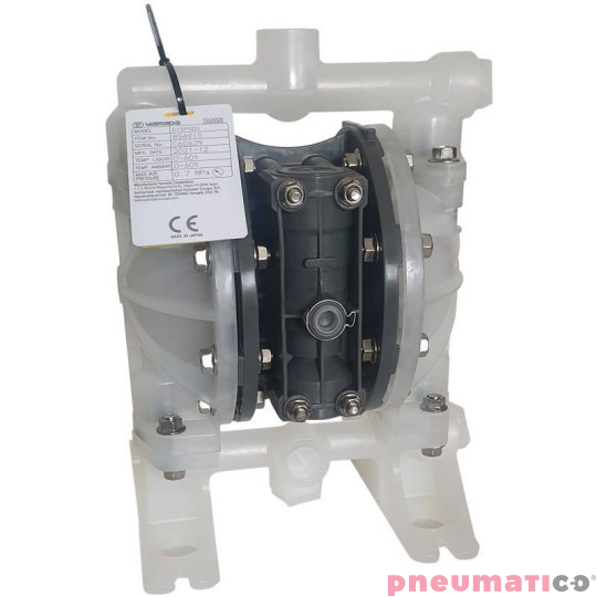 POMPA MEMBRANOWA SERIA G 1/2' PP POLIPROPYLEN/TPO SANTOPREN YAMADA G15PS00 POMPA MEMBRANOWA SERIA G 1/2' PP POLIPROPYLEN/TPO SANTOPREN YAMADA G15PS00