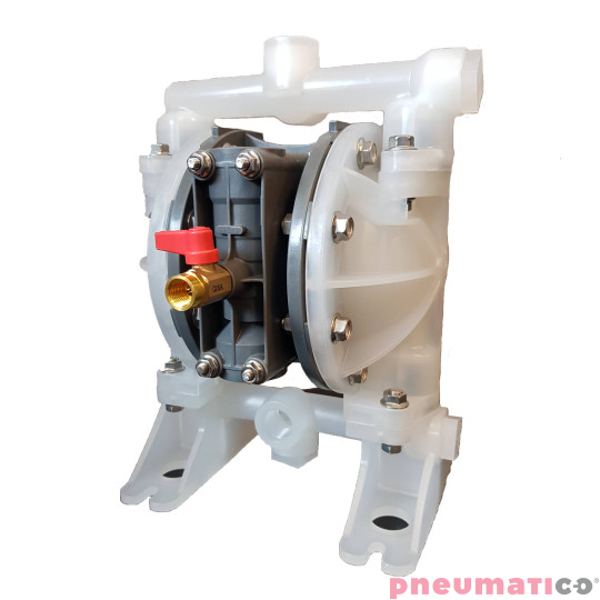 POMPA MEMBRANOWA SERIA G 1/2' PP POLIPROPYLEN/PTFE TEFLON YAMADA G15PT00