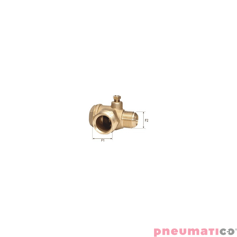 Zaw&oacute;r zwrotny 1/2 x 1/2 