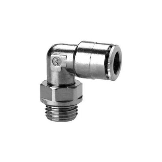 Złączka kątowa serii 6522 Z O-RING O6 G1/8"-Z CAMOZZI 6522-6-18