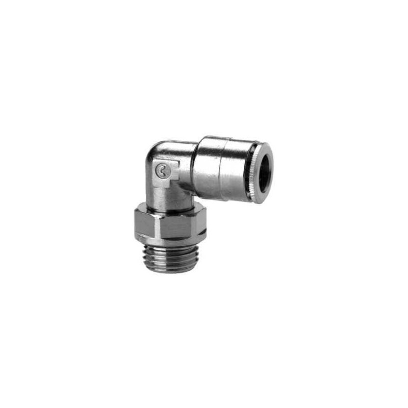 Złączka kątowa serii 6522 Z O-RING O6 G1/8"-Z CAMOZZI 6522-6-18