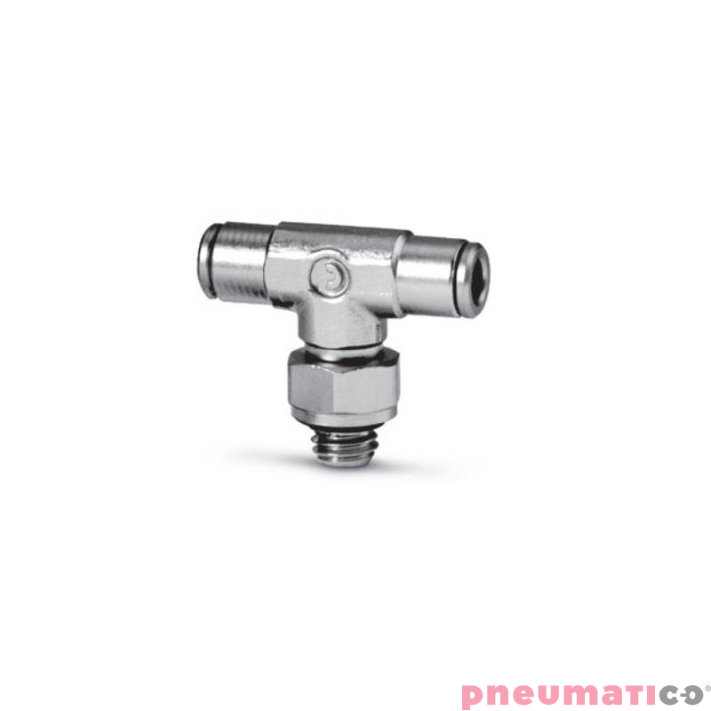 Tr&oacute;jnik typu T serii 6432 Micro O3 M3 CAMOZZI 6432-3-M3