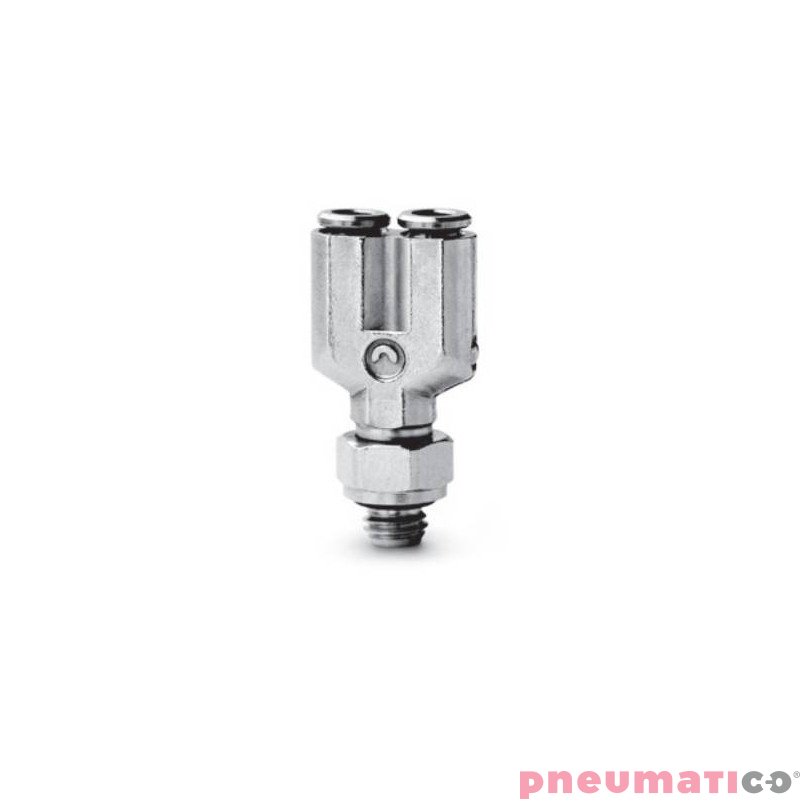 Tr&oacute;jnik typu Y serii 6452 Micro O3 M3 CAMOZZI 6452-3-M3