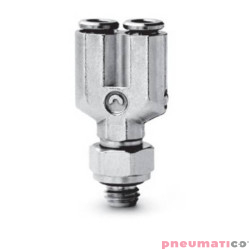 Tr&oacute;jnik typu Y serii 6452 Micro O3 M3 CAMOZZI 6452-3-M3