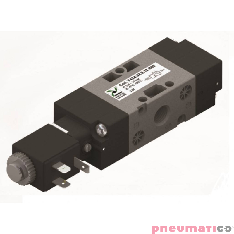 Elektrozaw&oacute;r Pneumax TECNO ECO G1/4 T424.52.0.1.B04 12 V DC